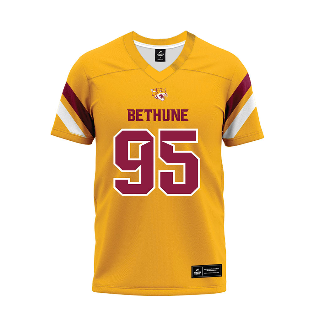 Bethune - NCAA Football : Ryan Bell - Gold Premium Football Jersey-0