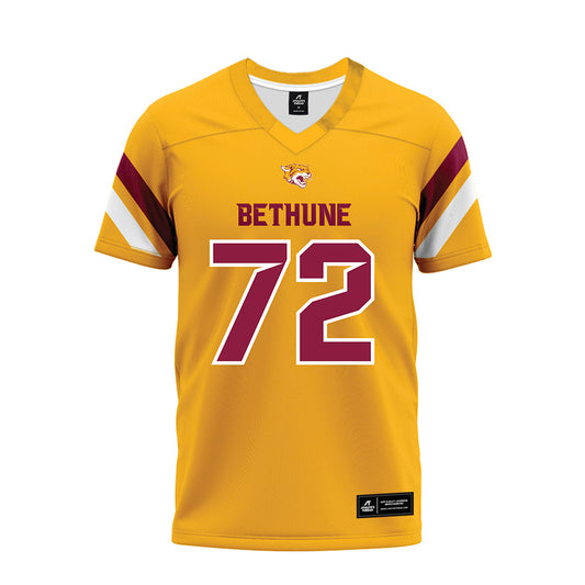 Bethune - NCAA Football : Trevaris Hammond - Gold Premium Football Jersey-0