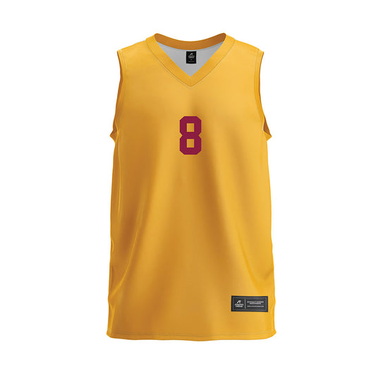 Bethune - NCAA Women's Volleyball : Amya Jennings - Gold Volleyball Jersey-0