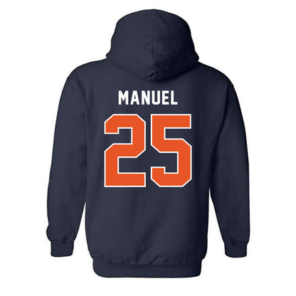 Utica - NCAA Men's Basketball : Jeffrey Manuel - Classic Shersey Hooded Sweatshirt-1