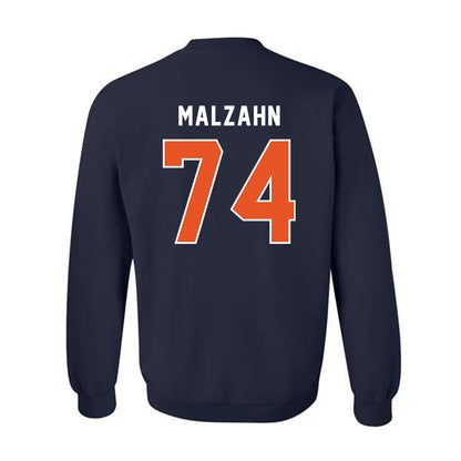 Utica - NCAA Football : Michael Malzahn - Classic Shersey Crewneck Sweatshirt-1