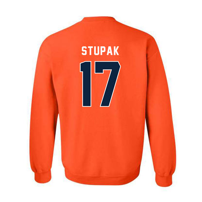 Utica - NCAA Football : Cayden Stupak - Classic Shersey Crewneck Sweatshirt-1