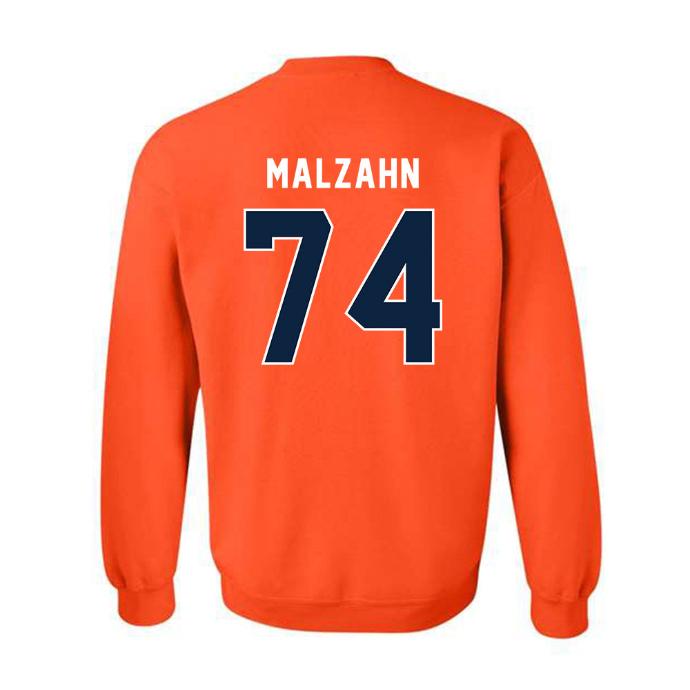 Utica - NCAA Football : Michael Malzahn - Classic Shersey Crewneck Sweatshirt-1