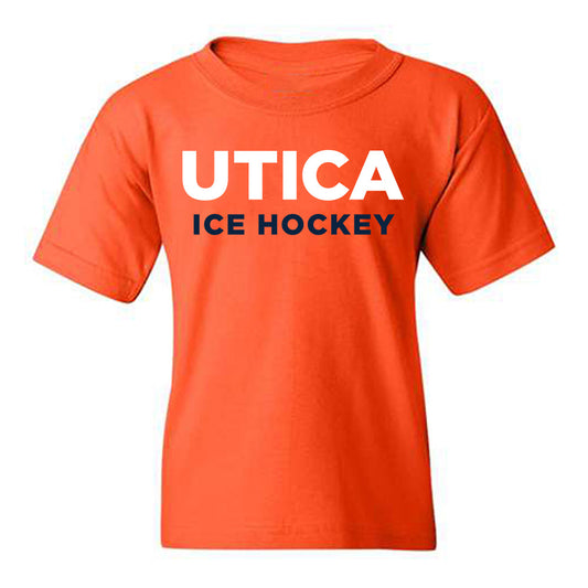 Utica - NCAA Men's Ice Hockey : Anthony Bax - Classic Shersey Youth T-Shirt-0
