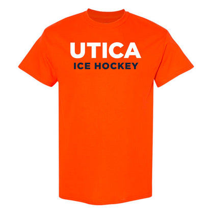 Utica - NCAA Men's Ice Hockey : Isaac Barrett - Classic Shersey T-Shirt-0