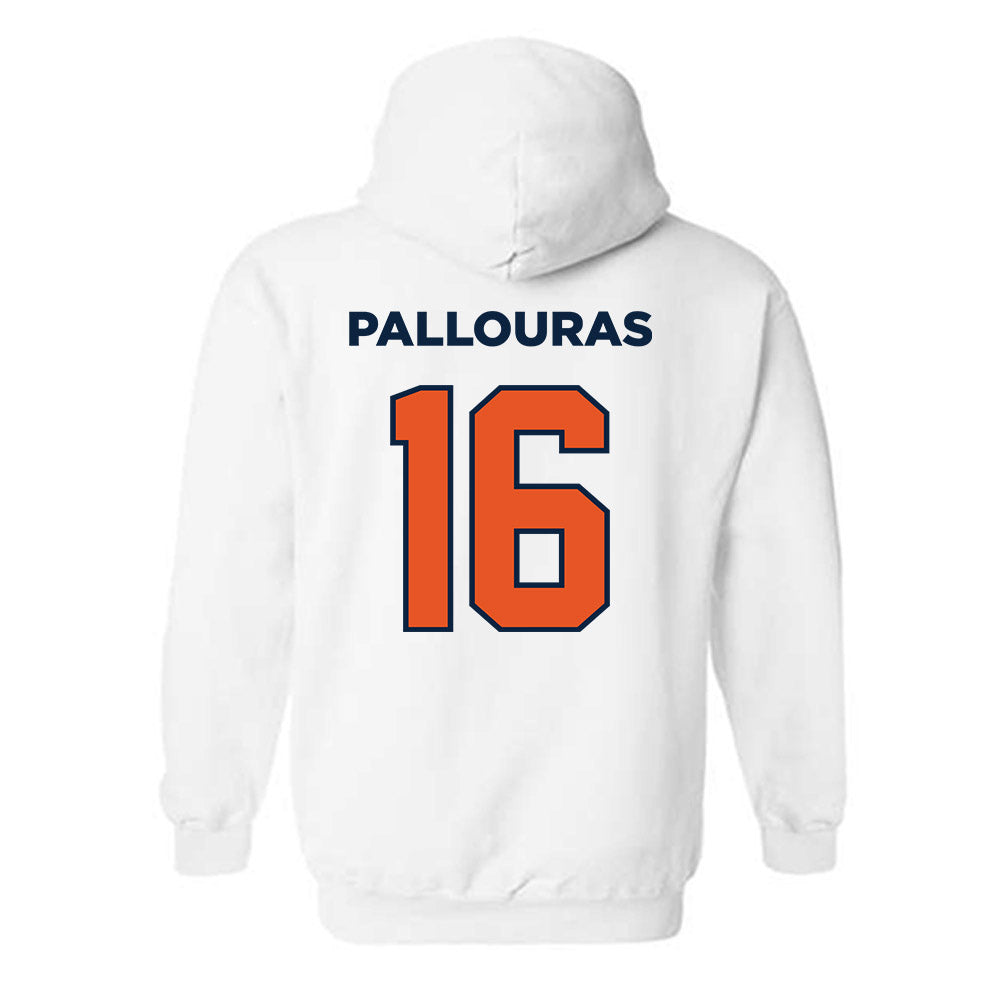 Utica - NCAA Football : Matthew Pallouras - Classic Shersey Hooded Sweatshirt-1