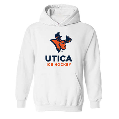Utica - NCAA Men's Ice Hockey : Anthony Bax - Classic Shersey Hooded Sweatshirt-0