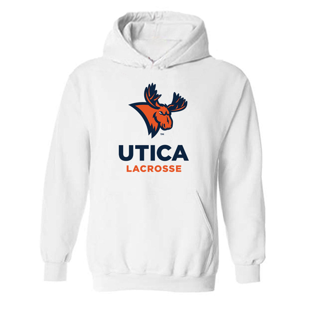 Utica - NCAA Men's Lacrosse : Michael Reid - Classic Shersey Hooded Sweatshirt-0