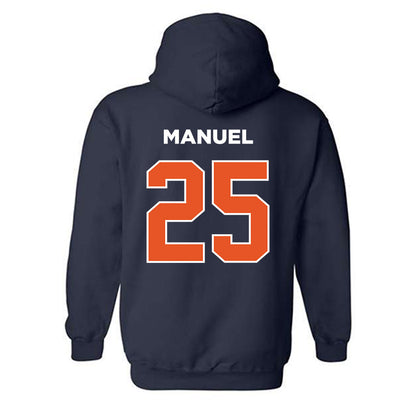 Utica - NCAA Men's Basketball : Jeffrey Manuel - Classic Shersey Hooded Sweatshirt-1