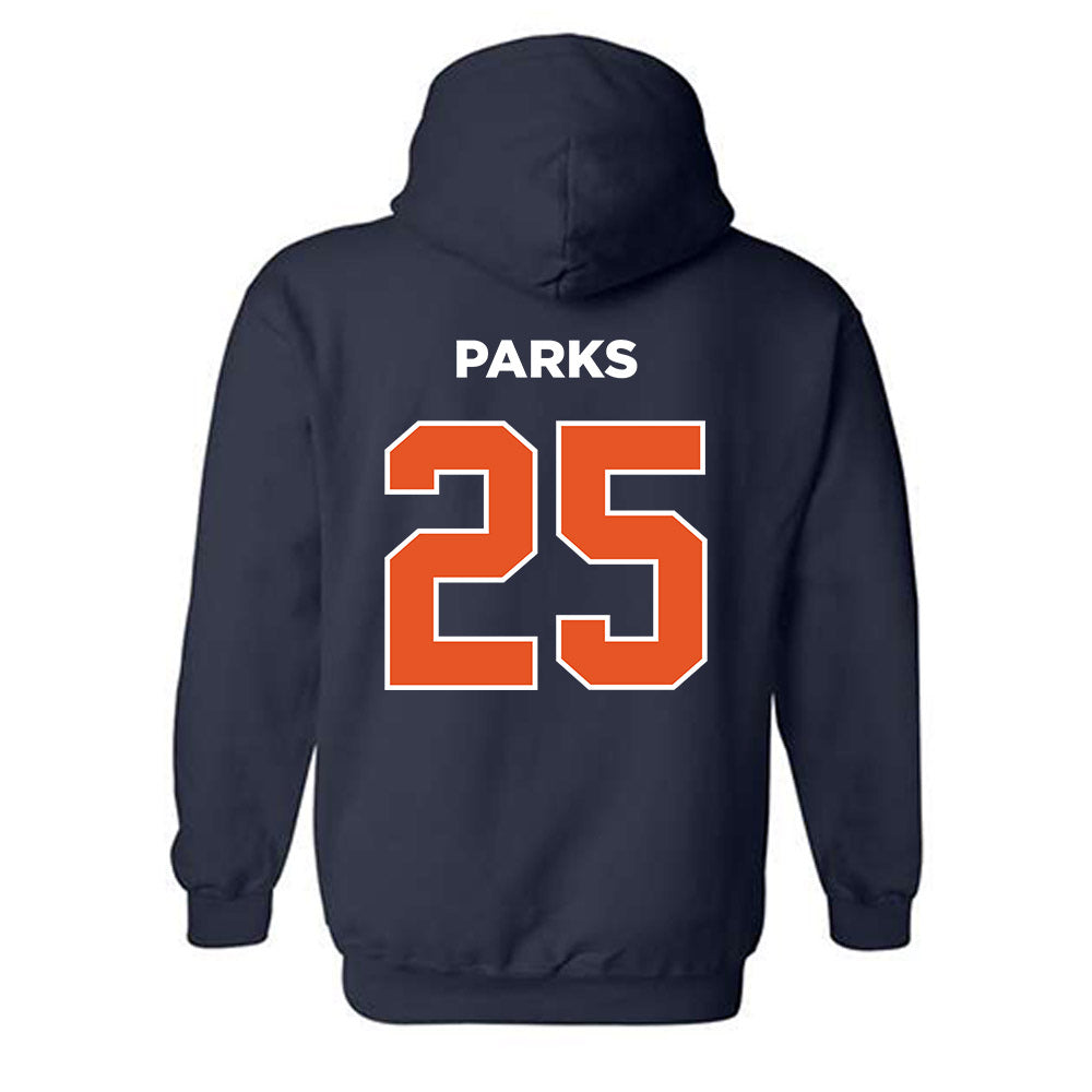 Utica - NCAA Men's Basketball : Keyaton Parks - Classic Shersey Hooded Sweatshirt-1