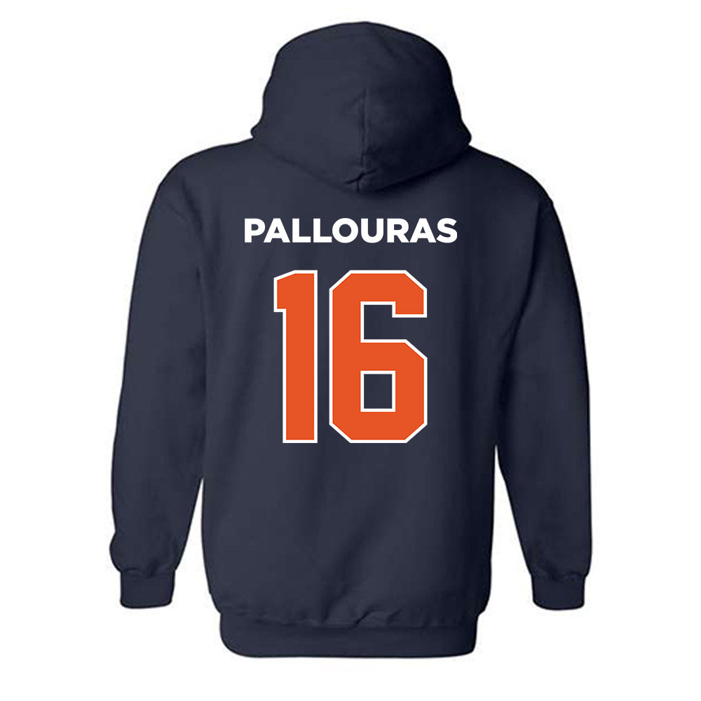 Utica - NCAA Football : Matthew Pallouras - Classic Shersey Hooded Sweatshirt-1