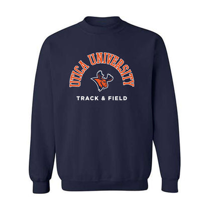 Utica - NCAA Men's Track & Field : Harley Hugunine - Classic Shersey Crewneck Sweatshirt-0