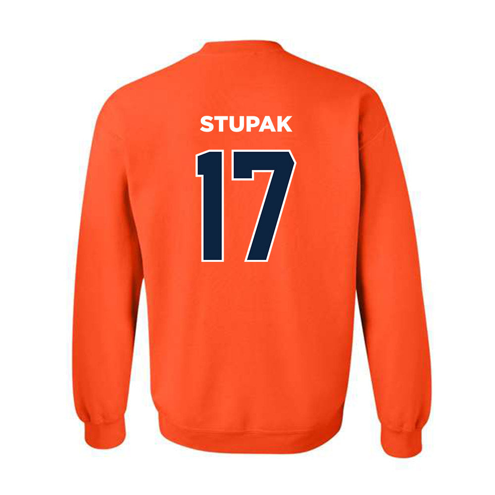 Utica - NCAA Football : Cayden Stupak - Classic Shersey Crewneck Sweatshirt-1