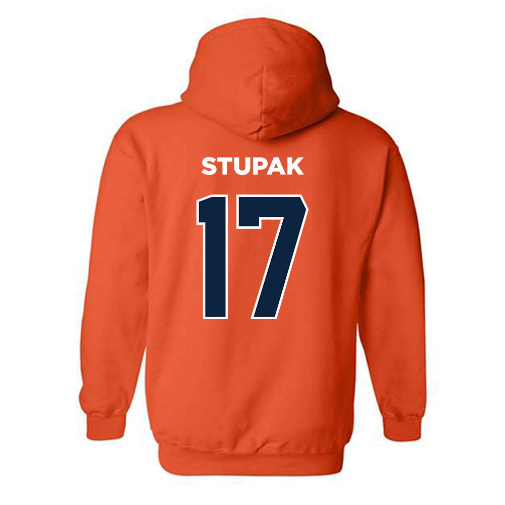 Utica - NCAA Football : Cayden Stupak - Classic Shersey Hooded Sweatshirt-1