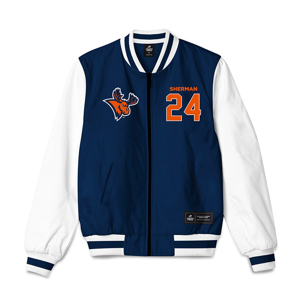 Utica - NCAA Men's Basketball : Luke Sherman - Bomber Jacket-0