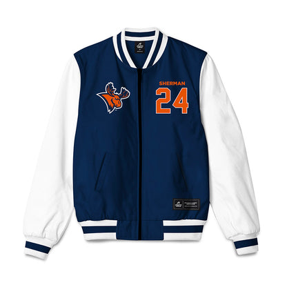 Utica - NCAA Men's Basketball : Luke Sherman - Bomber Jacket-0