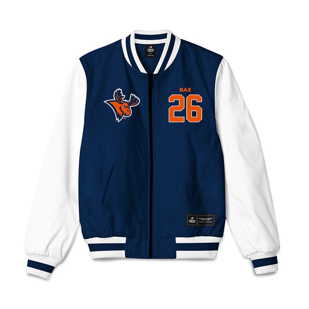 Utica - NCAA Men's Ice Hockey : Anthony Bax - Bomber Jacket-0