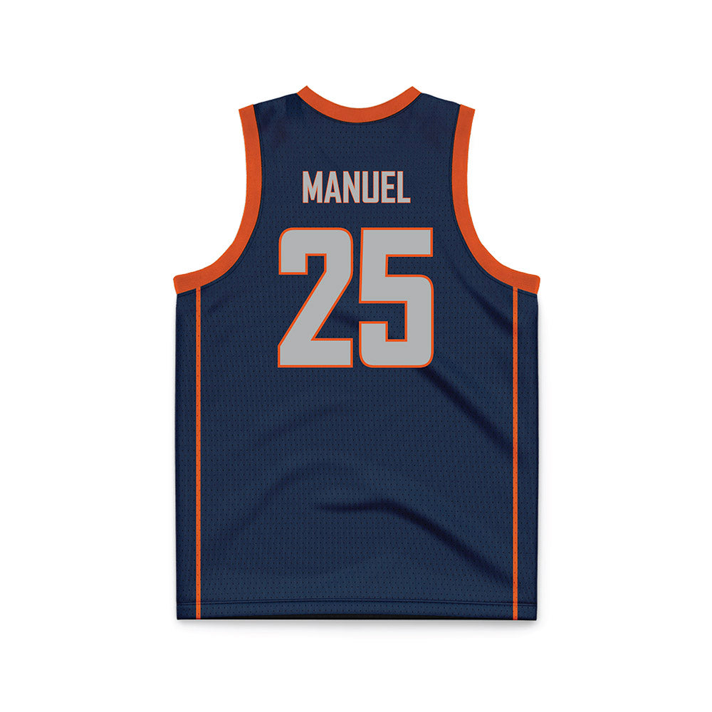 Utica - NCAA Men's Basketball : Jeffrey Manuel - Basketball Jersey-1