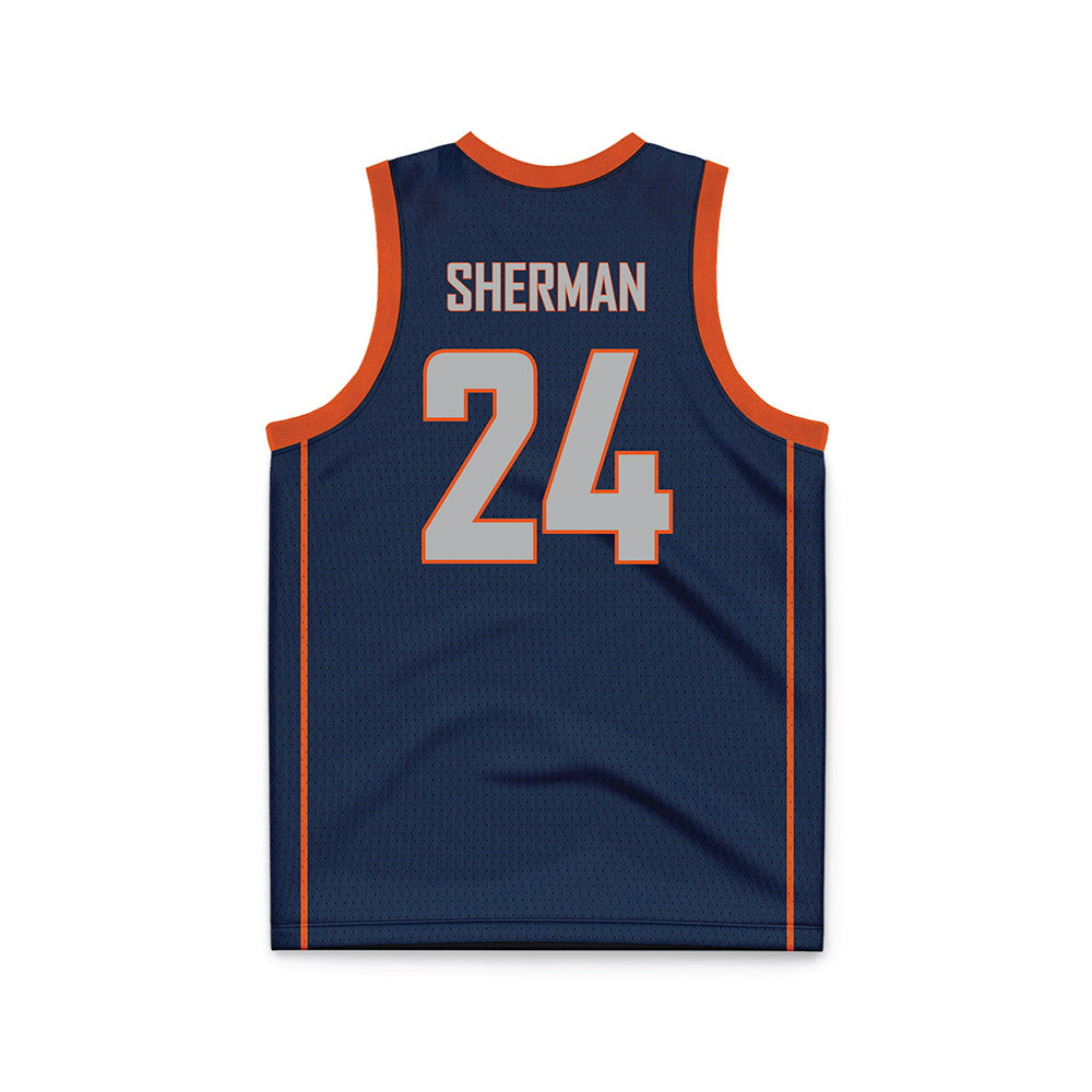 Utica - NCAA Men's Basketball : Luke Sherman - Basketball Jersey-1