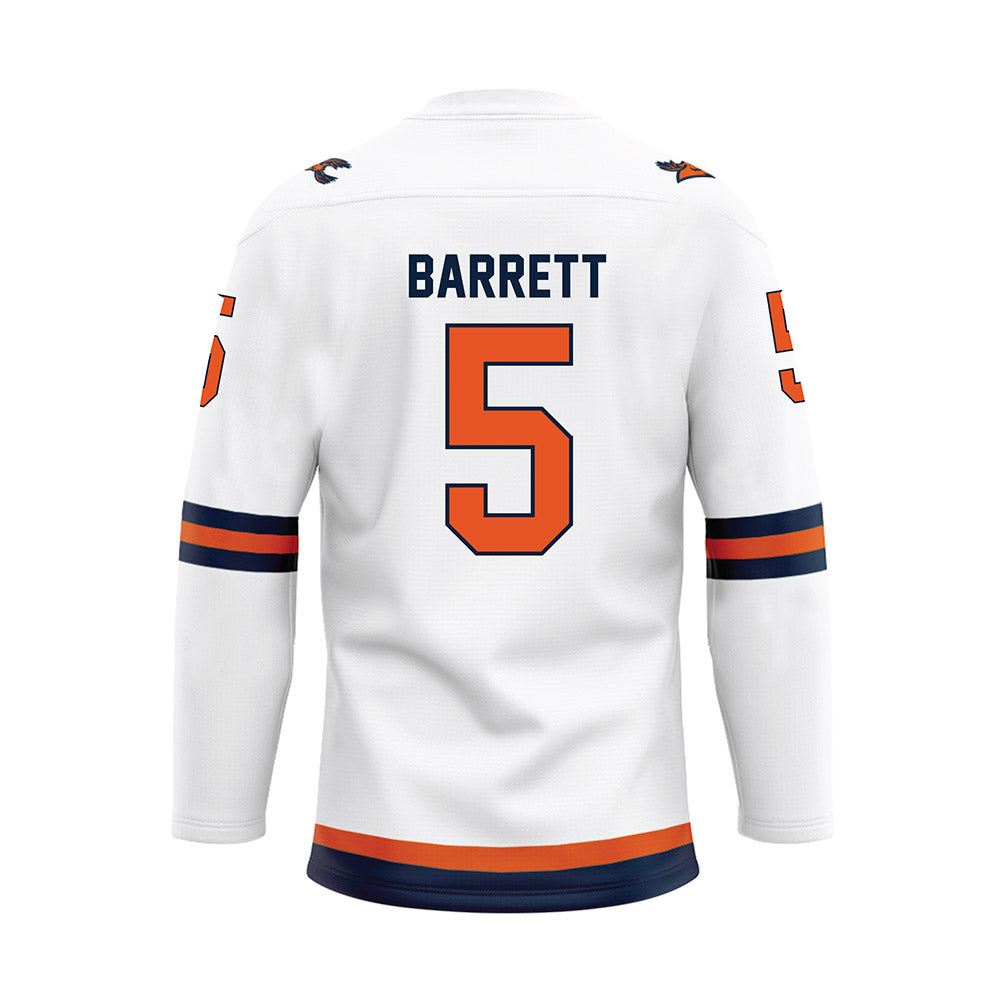 Utica - NCAA Men's Ice Hockey : Isaac Barrett - Hockey Jersey-1