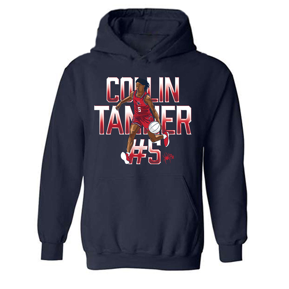 Richmond - NCAA Men's Basketball : Collin Tanner - Hooded Sweatshirt-0