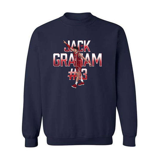 Richmond - NCAA Men's Basketball : Jack Graham - Crewneck Sweatshirt-0