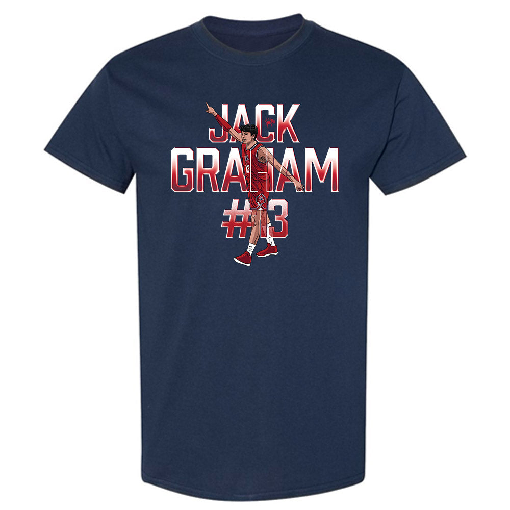 Richmond - NCAA Men's Basketball : Jack Graham - T-Shirt-0