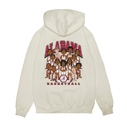 Alabama - NCAA Men's Basketball : - Team Caricature Premium Hooded Sweatshirt-1