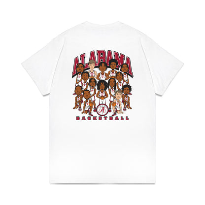 Alabama - NCAA Men's Basketball : - Team Caricature Premium T-Shirt-1