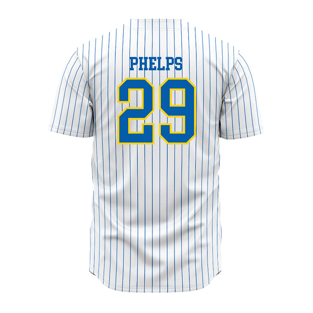 Southeastern - NCAA Baseball : Brayden Phelps - White Pinstripe Jersey-1
