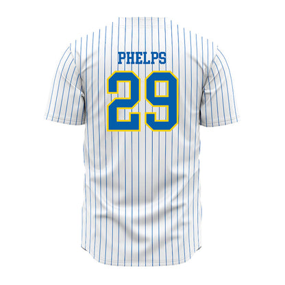 Southeastern - NCAA Baseball : Brayden Phelps - White Pinstripe Jersey-1