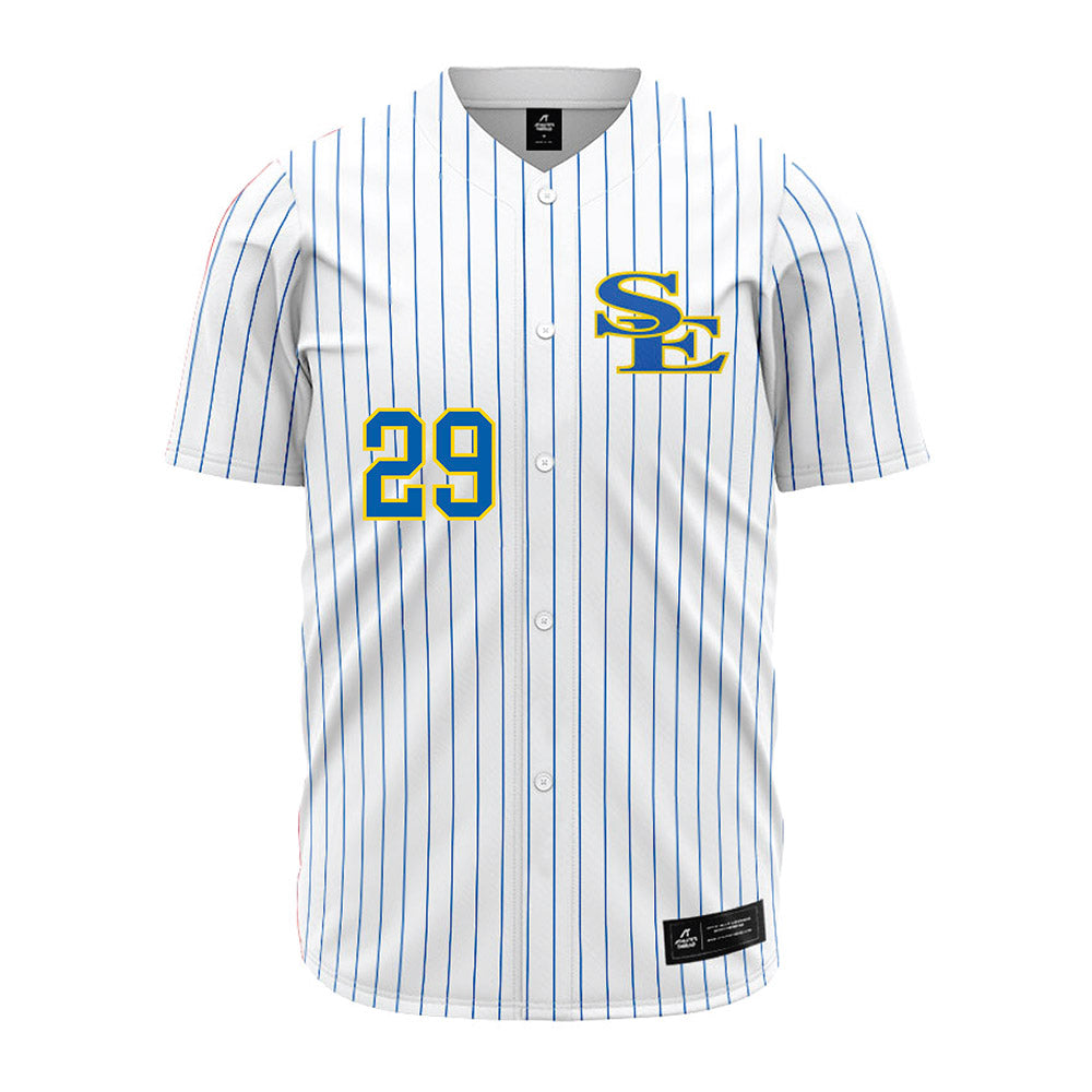 Southeastern - NCAA Baseball : Brayden Phelps - White Pinstripe Jersey-0