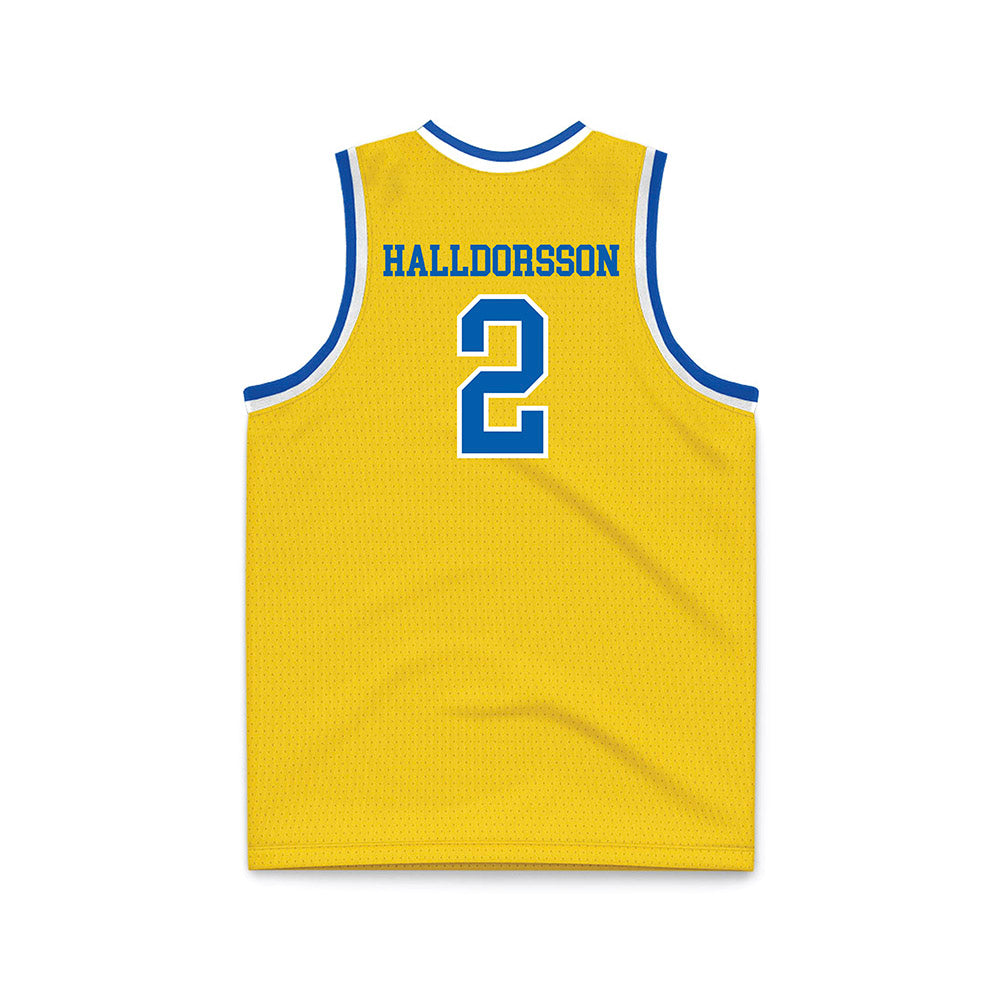 Southeastern - NCAA Men's Basketball : Daniel Halldórsson - Gold Basketball Jersey-1