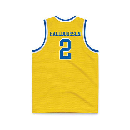 Southeastern - NCAA Men's Basketball : Daniel Halldórsson - Gold Basketball Jersey-1
