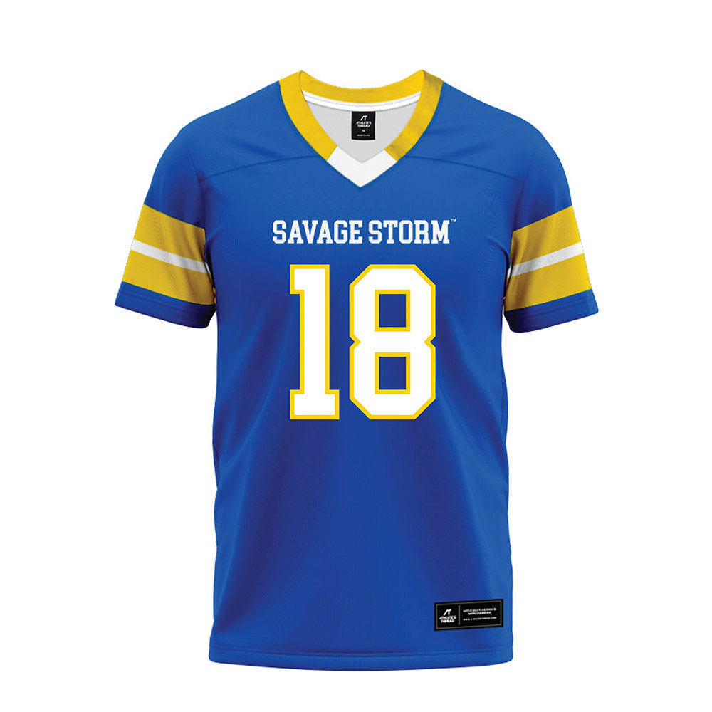 Southeastern - NCAA Football : Kamron Fields - Royal Premium Football Jersey-0