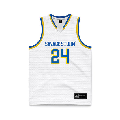 Southeastern - NCAA Women's Basketball : Brooklyn Surginer - White Basketball Jersey-0
