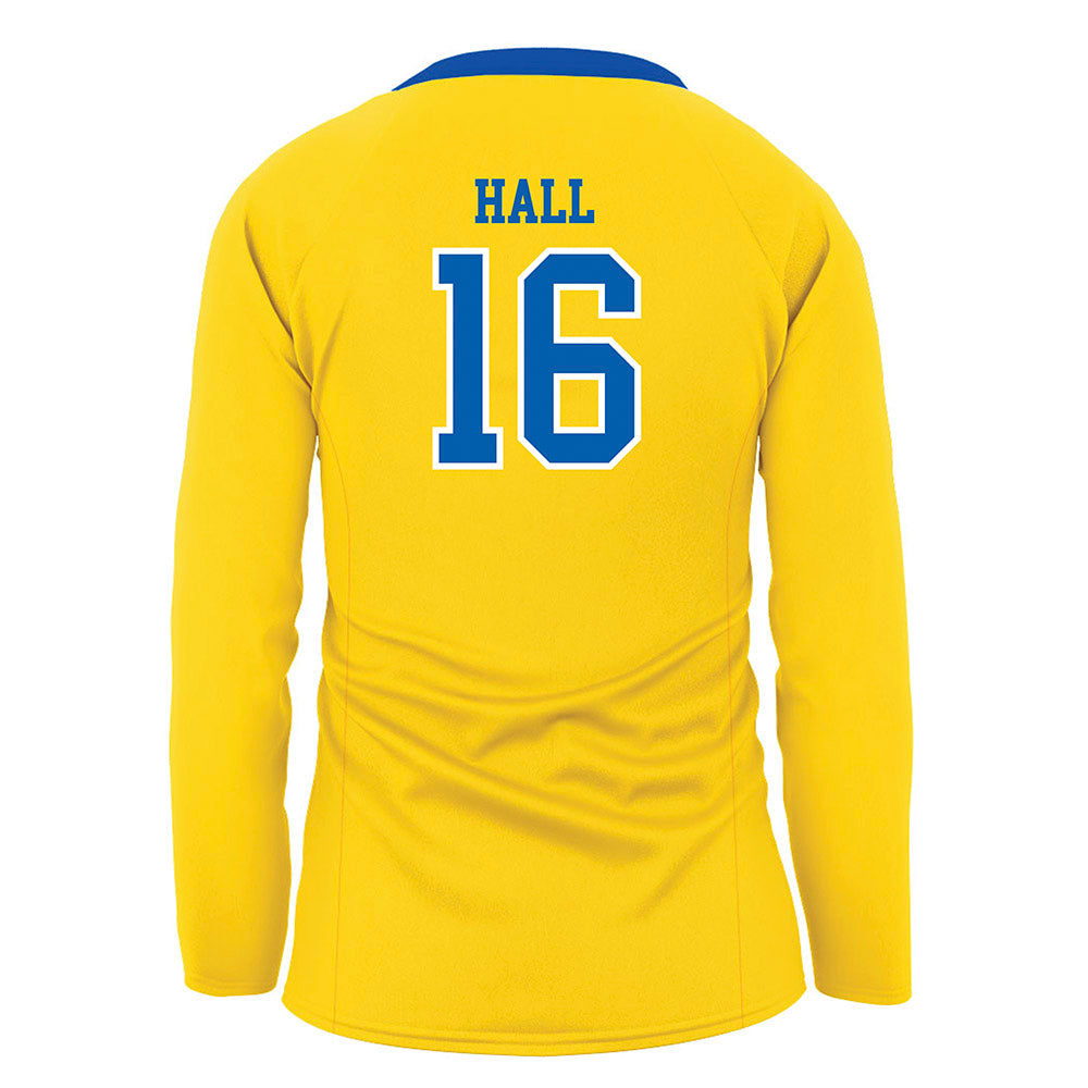 Southeastern - NCAA Women's Volleyball : Kynadi Hall - Gold Volleyball Jersey-1