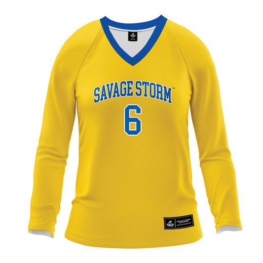 Southeastern - NCAA Women's Volleyball : Gabby Jones - Gold Volleyball Jersey-0
