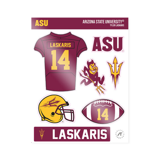 Arizona State - NCAA Football : Tyler Laskaris - Sticker Sheet-0