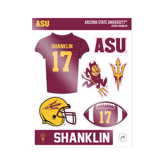 Arizona State - NCAA Football : Joshua Shanklin - Sticker Sheet-0