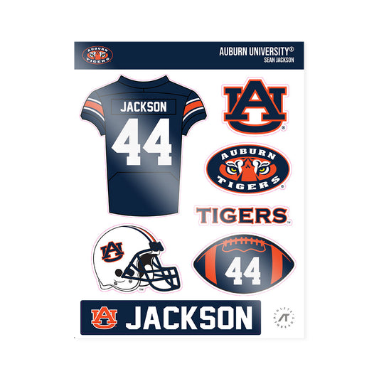 Auburn - NCAA Football : Sean Jackson - Sticker Sheet-0