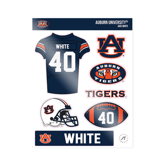 Auburn - NCAA Football : Jake White - Sticker Sheet-0