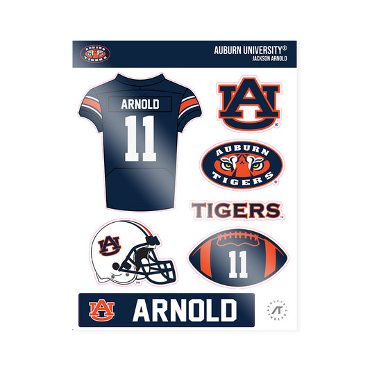Auburn - NCAA Football : Jackson Arnold - Sticker Sheet-0