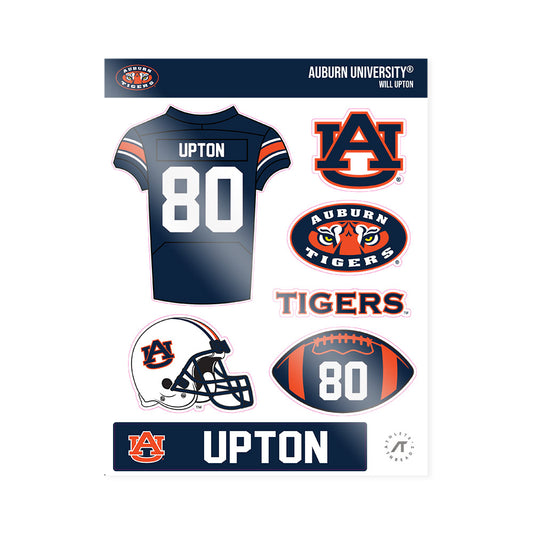 Auburn - NCAA Football : Will Upton - Sticker Sheet-0