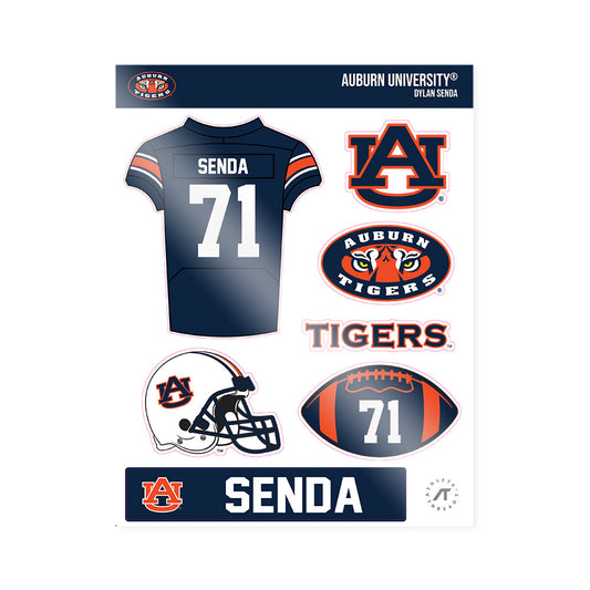 Auburn - NCAA Football : Dylan Senda - Sticker Sheet-0