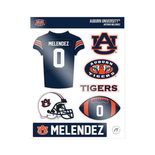 Auburn - NCAA Football : Antonio Melendez - Sticker Sheet-0