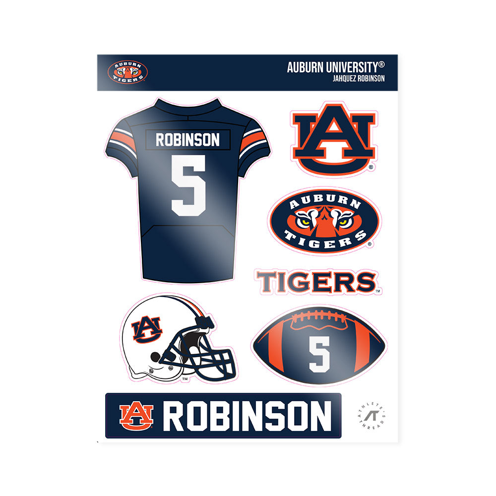Auburn - NCAA Football : Jahquez Robinson - Sticker Sheet-0