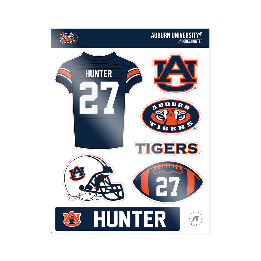 Auburn - NCAA Football : Jarquez Hunter - Sticker Sheet-0