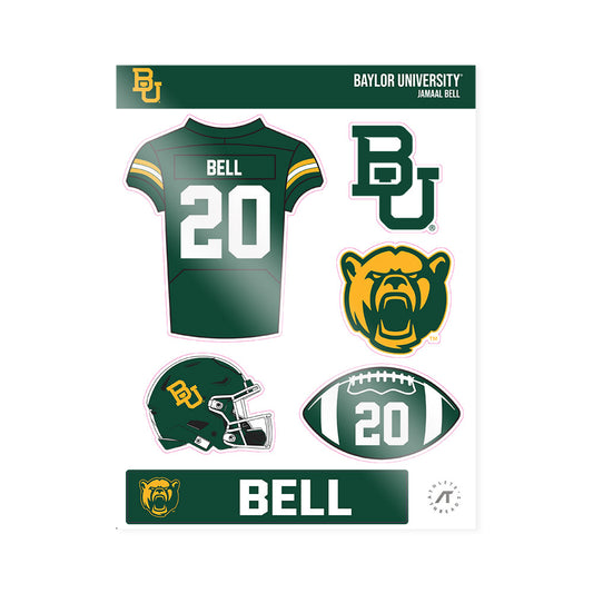 Baylor - NCAA Football : Jamaal Bell - Sticker Sheet-0