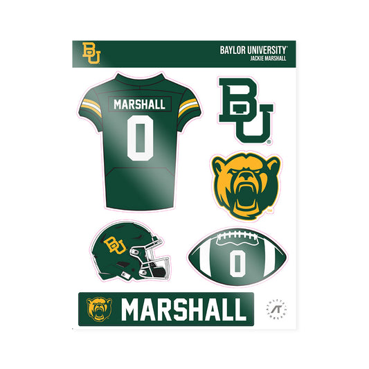 Baylor - NCAA Football : Jackie Marshall - Sticker Sheet-0